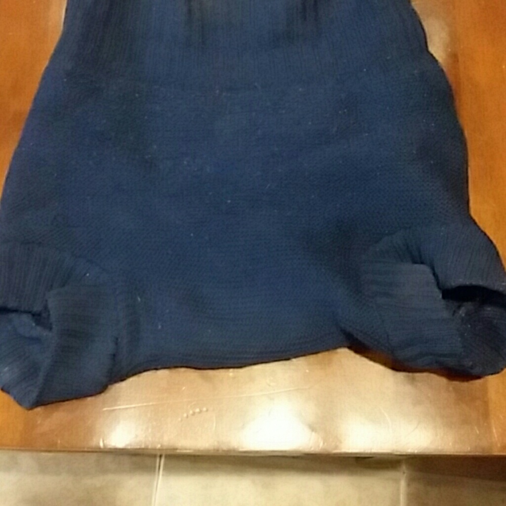 Diana navy wool diaper cover shorts